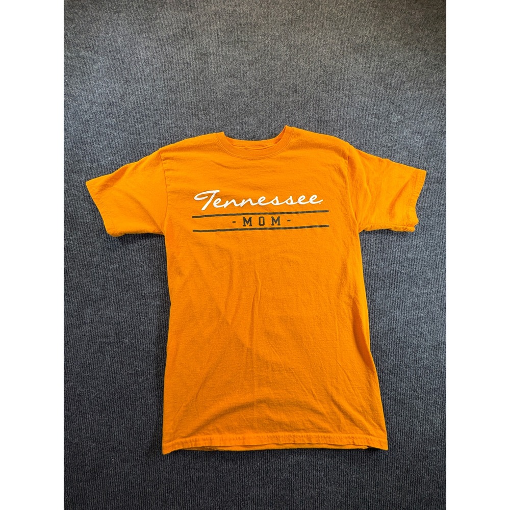 Champion Tennessee Mom Orange Graphic T-Shirt Small Short Sleeve S 2984